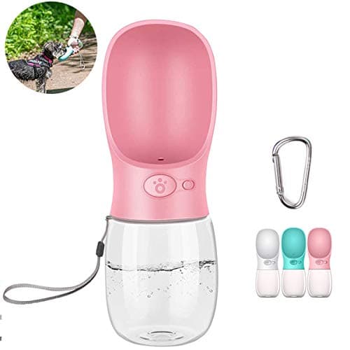 COTOP Dog Water Bottle Portable Dog Drinking Bottles for Walking Travel,Leak-Proof Puppy Water Dispenser & Feeder for Hiking, Camping, Outdoor Doggy Drinking Gift-350ml — view 6