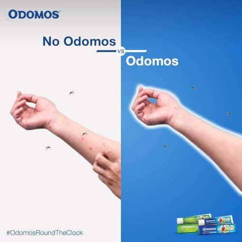 Odomos Naturals 4x23gms Multi Pack, Non-Sticky Mosquito Repellent Cream with Aloevera + Citronella, Non-Sticky Cream with 8 Hours Protection Against Mosquitoes, Biting Insect, Flies, Ticks, Bed Bugs — view 4