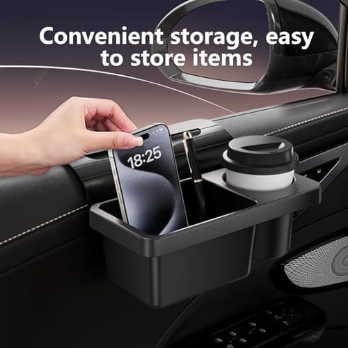 Car Door Cup Holder Non-Slip Car Organizers And Storage — view 2