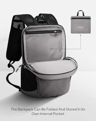 Waterfly 15L Foldable Lightweight Rucksack for Hiking Cycling Women Men — view 6