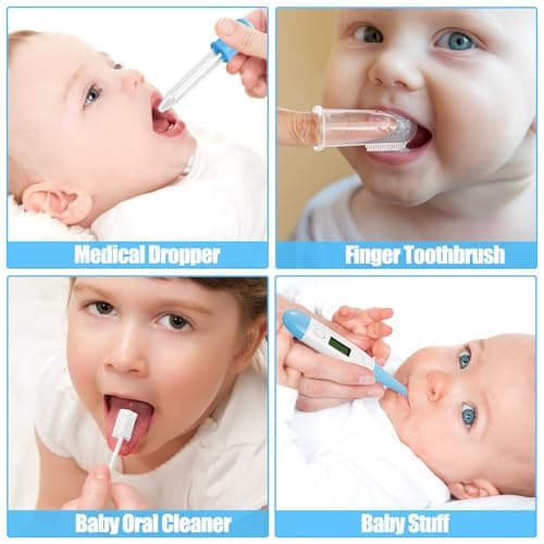 POPYJAN Baby Healthcare and Grooming Kit for Newborn Kids, 36PCS Upgraded Safety Care Kit, Nursery Health Set, Products Blue-18pcs — view 4