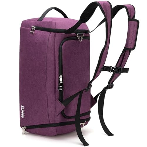 42L Waterproof Gym Bag with Shoes Compartment, Weekend Bag with Wet Pocket — view 6