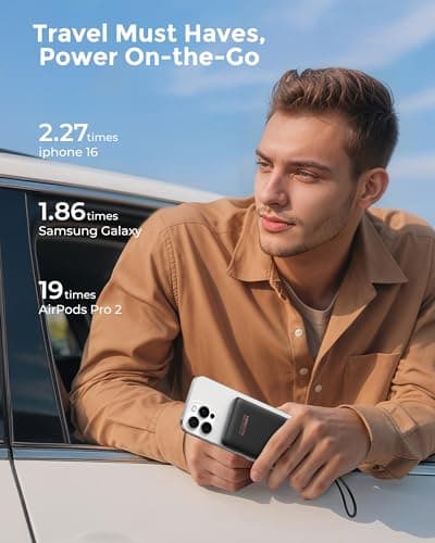 VEEKTOMX Power Bank Fast Charging 22.5W, 10000mAh USB C Portable Charger — view 6