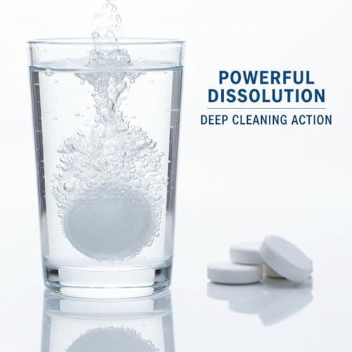 Water Bottle Cleaning Tablets 24-Count - Deep Stain & Odor Remover for Hydro Flask, Yeti, Tumblers, Coffee Mugs & Hydration Bladders - Reusable Effervescent Cleaner, No Scrubbing Required — view 3