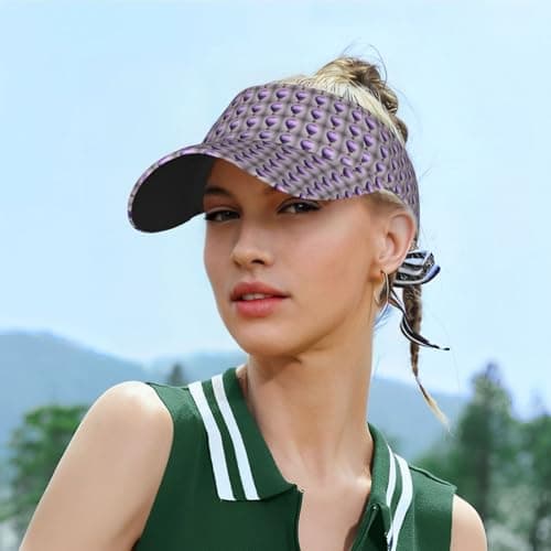 FBGHHTY Lavender Hot Air Balloon Print Uv Protection Breathable Cap Unisex Sports Sunscreen Hat Fishing Golf Beach Travel — view 6