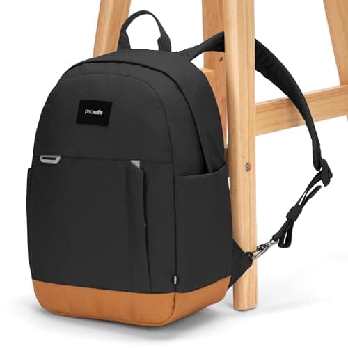 Pacsafe Go 15l Anti Theft Backpack, Jet Black, 15 Litre, Go 15l Anti Theft Backpack — view 5