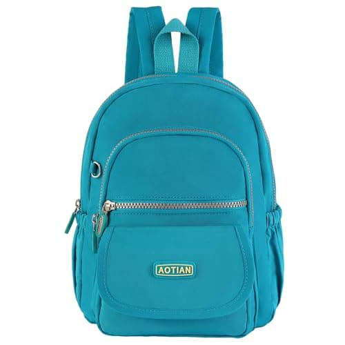 AOTIAN Mini Backpack for Women, Lightweight Sturdy Nylon Small Daypack