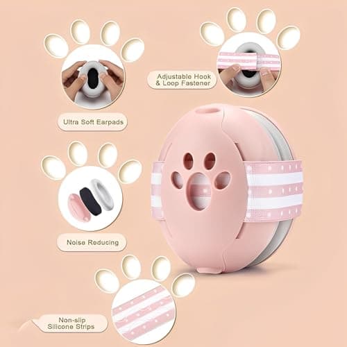 Baby Ear Defenders for 0-36 Months, Soft Adjustable with Noise‑Reduction — view 4