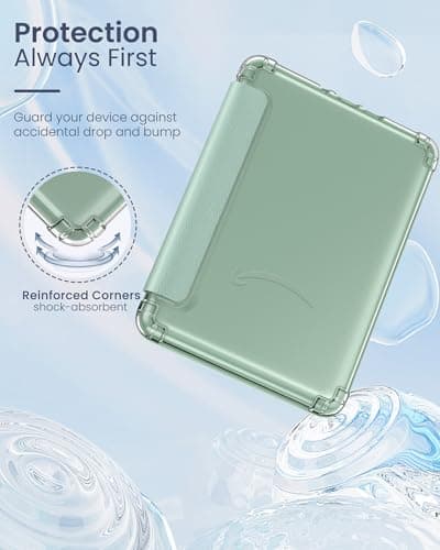 MoKo Case for 6" Kindle Basic 11th Generation (2024/2022), Agave Green — view 3