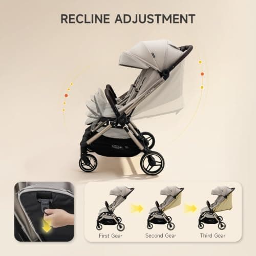 Jovikids Ayla Twins Double Pushchair, One-Hand Fold, Shock-Absorbing — view 4