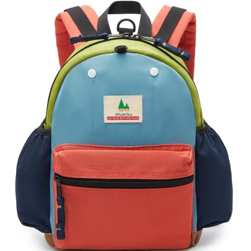 shukiku 15 Inch Kids Backpack for School & Travel, Medium, for Girls & Boys 5-8