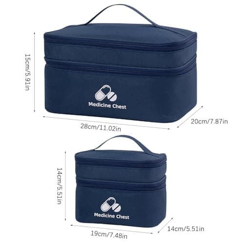 Dzmuero 2 Pieces First Aid Kit Bags, Empty Emergency Bags — view 2