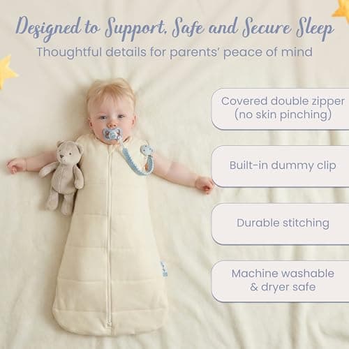 DandyLion Baby Sleeping Bag 2.5 TOG | Sleep Sack & Swaddle 3-12 Months — view 5