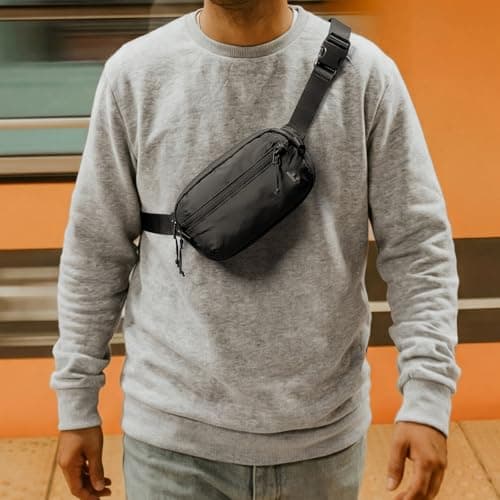 tomtoc Aviator-T33 1.5L Cross Body Sling Bag for Men/Women, RFID Blocking — view 2