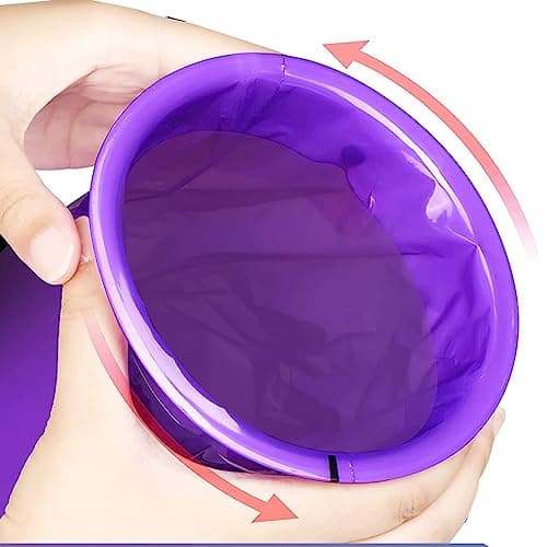 Vomit Bag Disposable Emesis Bag, 16 Pack Motion Sickness Bags Portable Barf Bags 1000ml Nausea Puke Bag with Round Rim for Adult Kids Travel Car Sickness — view 6