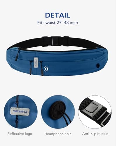 Waterfly Running Belt Bum Bag: Runner Marathon Jogging Men Women — view 5
