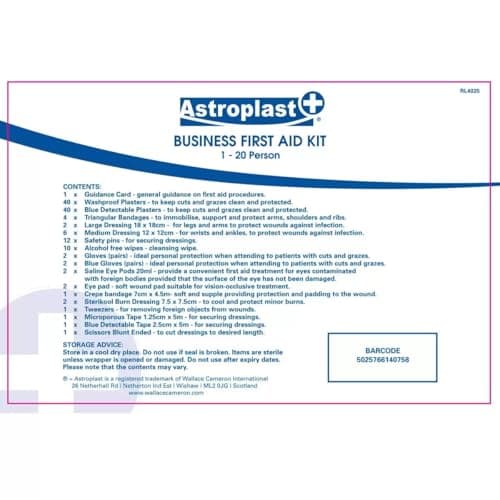 Astroplast Emergency Kit for 1-20 Person First Aid Kit Box — view 3