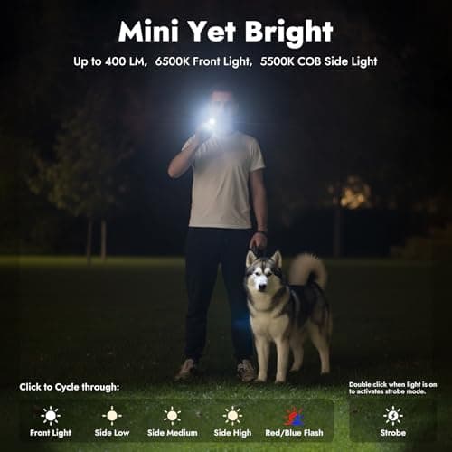 WARSUN T7 Rechargeable Pocket Torch, Slim EDC Flashlight with USB-C Charging, Magnetic Base & Clip, Lightweight Portable LED Torch for Everyday Carry, Night Walking, Camping, Work & Emergency — view 5