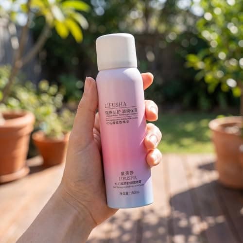BESTonZON Ml Pink Skincare Mist Sunscreen Spray with Moisturizing Treatment, Lighten Skin Tone and No Need to Remove Makeup, for Outdoor Daily Skin Care and Cooling Spray — view 6