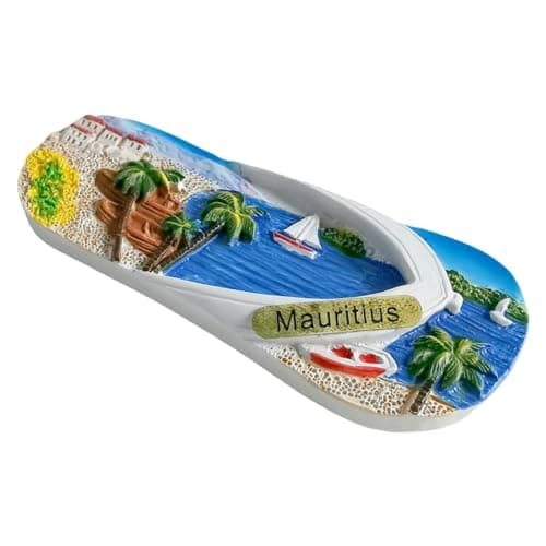 Flip-Flop Ocean View Style Mauritius Fridge Magnet Souvenir Home Decoration Refrigerator Creative Hand Painted Craft Collection — view 5
