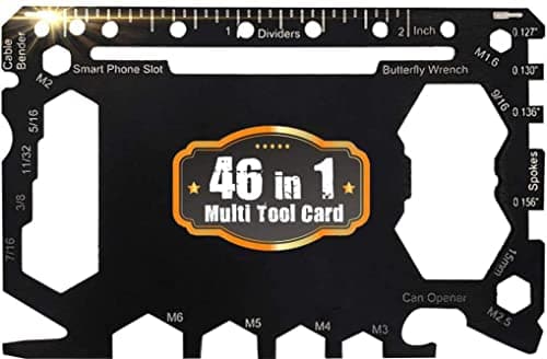Bascuda Stainless Steel 46-in-1 Card Size Gadget Wallet Multitool — view 4