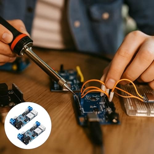 2Pcs 24v/12v to 5v Converter, 5A Power Buck Converter, 12V to 5V DC-DC Power Down Module, High Efficiency Voltage Regulator for DIY Electronic Projects, Wide Compatibility Efficient-Power Conversion — view 6