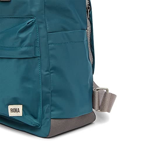 ROKA London The Canfield Backpack Bag, Medium, Teal — view 4