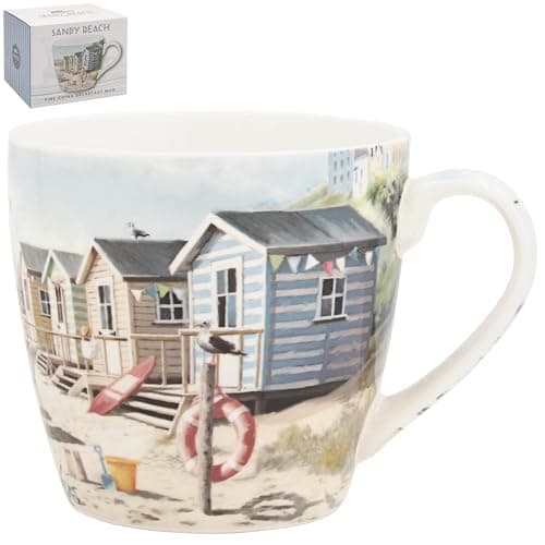The Leonardo Collection Macneil Sandy Beach Breakfast Mug 480ml