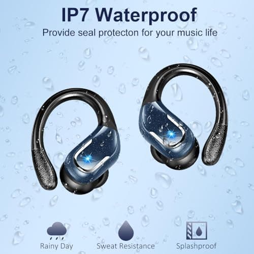Ordtop Wireless Earbuds,Wireless Headphones Running 75H Headphone for Sport — view 6