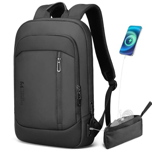 HEROIC KNIGHT Laptop Backpack, Slim Business Travel Rucksack 15.6 Inch