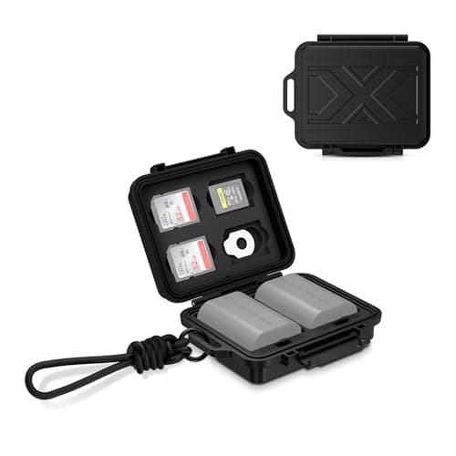 NP-FZ100 NP-W235 Portable Camera Battery Memory Card Storage Case