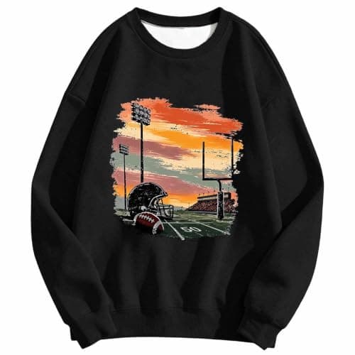 Versatile Hoodless Sweatshirt For Everyday Comfort And Layering (Black, S) — view 4