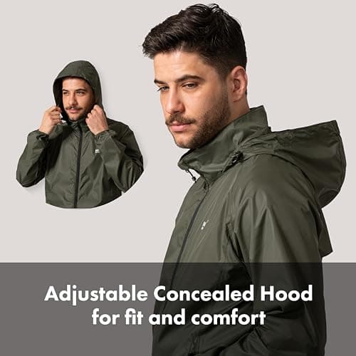 Mac in a Sac Origin II Waterproof Packable Jacket Unisex, Khaki, L — view 5