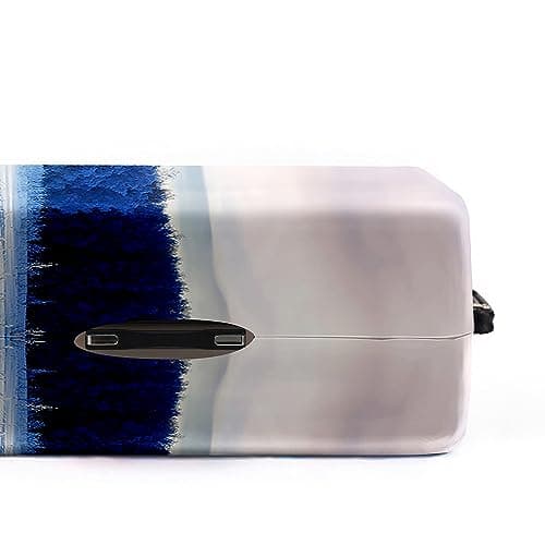 Hearda Winter Snow Landscape Suitcase Cover,Elastic Suitcase Covers,Quick Fix and Remove Luggage Cover,Anti-Scratch Travel Protector with Zipper,for 18-32 Inch Luggage (Winter,XL(29-32inch)) — view 3