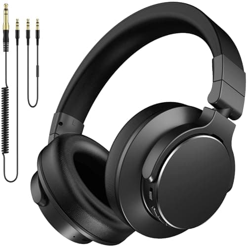 Syndesmos Professional Studio Headphones, DJ & Monitoring Headphones Wired