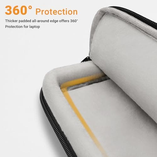 TECOOL 15.6 16 Inch Laptop Bag, 360 Protective Case Sleeve Messenger Bag — view 5
