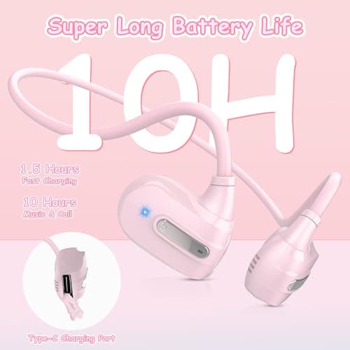 Golvery Kids Wireless Earbuds, Open Ear Bluetooth Headphones for Children — view 5