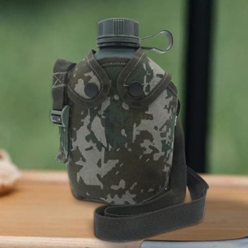 Canteen Water Bottle Insulation Bottle With Camouflage Cover — view 4