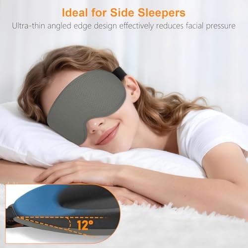 Gritin 2026 Gen 2 Sleep Mask-100% Blackout Eye Sleeping Mask for Women&Men — view 4
