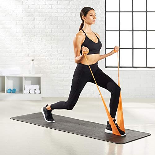 Amazon Basics TPE Resistance Band, 3 Piece Set, 1500mm, Multicolor — view 5