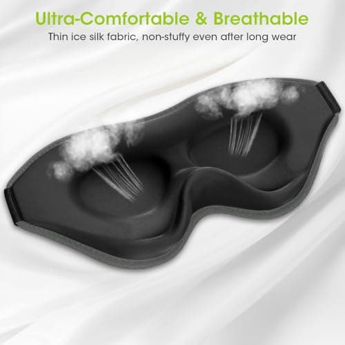 100% Blackout Sleep Mask for Women Men-Laitver Eye Mask for Side Sleeper — view 6