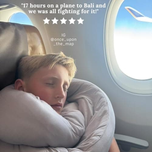 Snugalo Travel Pillow- 2 in 1 Probably the most versatile pillow in the world ! Ultra soft & Breathable 100% Bamboo Rayon Luxury material | neck pillow for travel | travel pillow for airplane — view 2