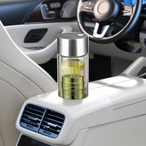 Glass Tea Bottle Portable Tea Infuser 400 ml — view 2