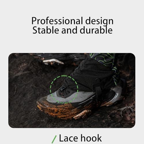 Tktouci Boot Gaiters Breathable Adjustable Covers — view 4