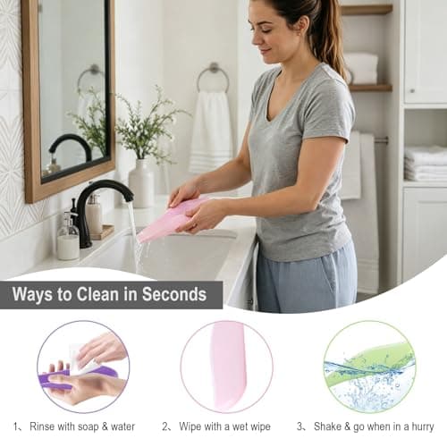 Quixotical Female Urination Device 3 Pack, Reusable PP Female Urinal Funnel, Portable Urinal for Women, Wild Camping Essentials, Festival Accessories, Car & Travel Essentials — view 3