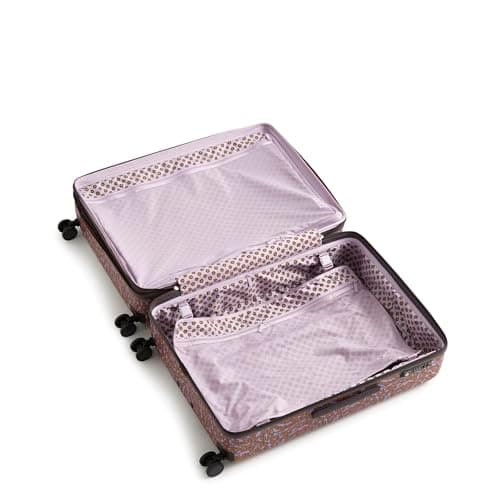Vera Bradley Women's Hardside 29-inch Adair Spinner Suitcase Luggage, Tiny Garden Lavender Frost, One Size — view 3