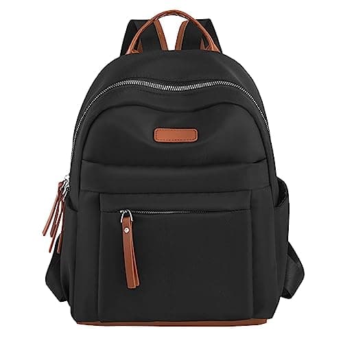 School Backpacks For Girls Boys Lightweight Cute School Bag For Teenager,Stylish School Backpack For Women Teen Girl Casual Daypack Lightweight Travel Rucksack (Black, One Size)
