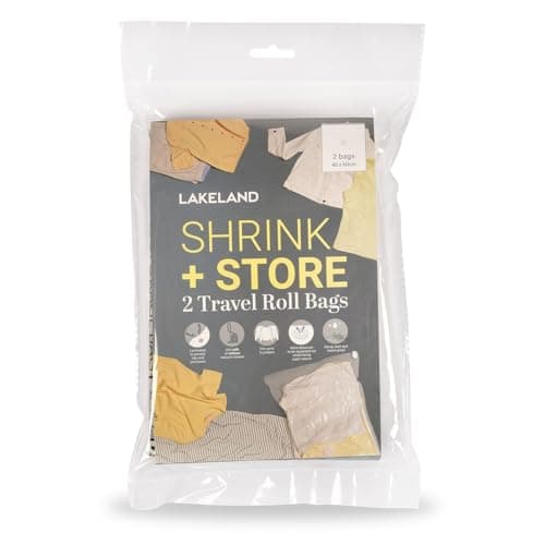 2 Lakeland Shrink & Store Travel Roll Bags