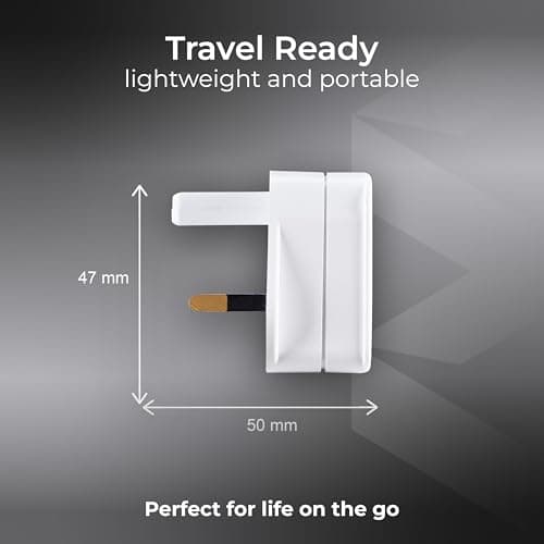 Masterplug Shavingadaptor_01 Electric Shaver Adaptor, 50 x 48 x 46 mm, White — view 6