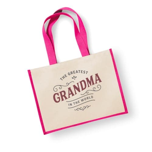D Design Invent Print! Grandma Gift Bag Birthday Personalised Grandma Present Fantastic Funny Novelty Gift 42 x 33 x 19cm (Fuchsia) — view 2